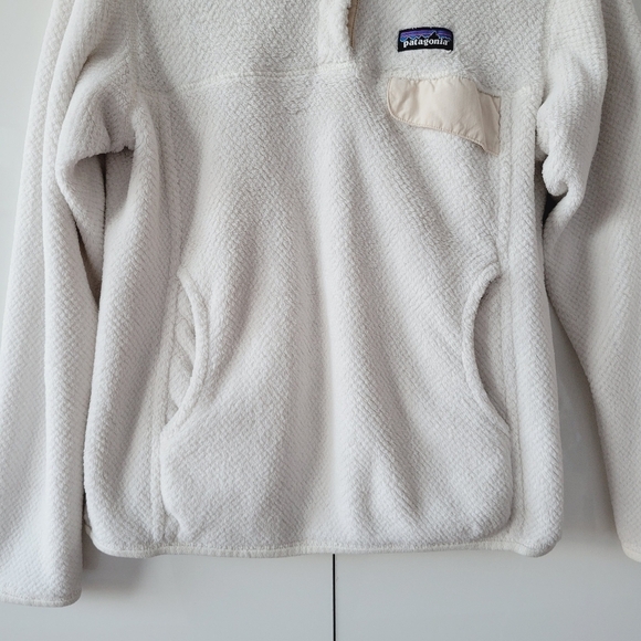 Patagonia White Re-Tool Snap T Fleece Pullover - Picture 4 of 12